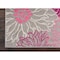 Homeroots 4 x 6 ft. Gray & Pink Tropical Flower Area Rug 385423 - alternate 4